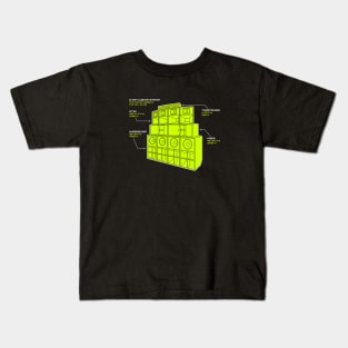 Sound System Diagram Kids T-Shirt